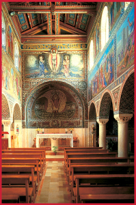 Interno della Chiesa di Santo Stefano a Bet Gemal (foto  gentilmente concessa da Don Mario Scudu)