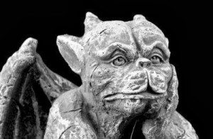 Gargoyle gotico, dettaglio