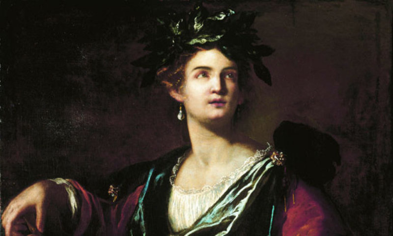 Artemisia Gentileschi - Clio - Palazzo Blu00