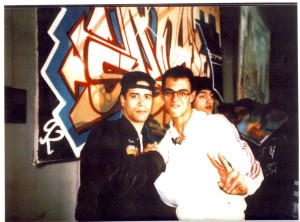 Luca Miniati in compagnia di Crazy Legs, storico membro della Rock Steady Crew