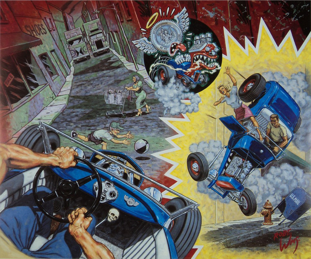 Robert Williams, A White Knuckle Ride for Lucky St. Christopher, 1992