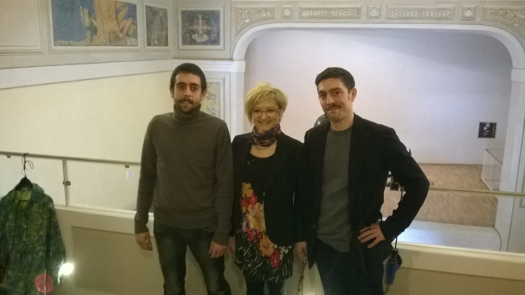 Da sinistra Salvatore Bacciu, Paola Maccario, Gabriele De Luca