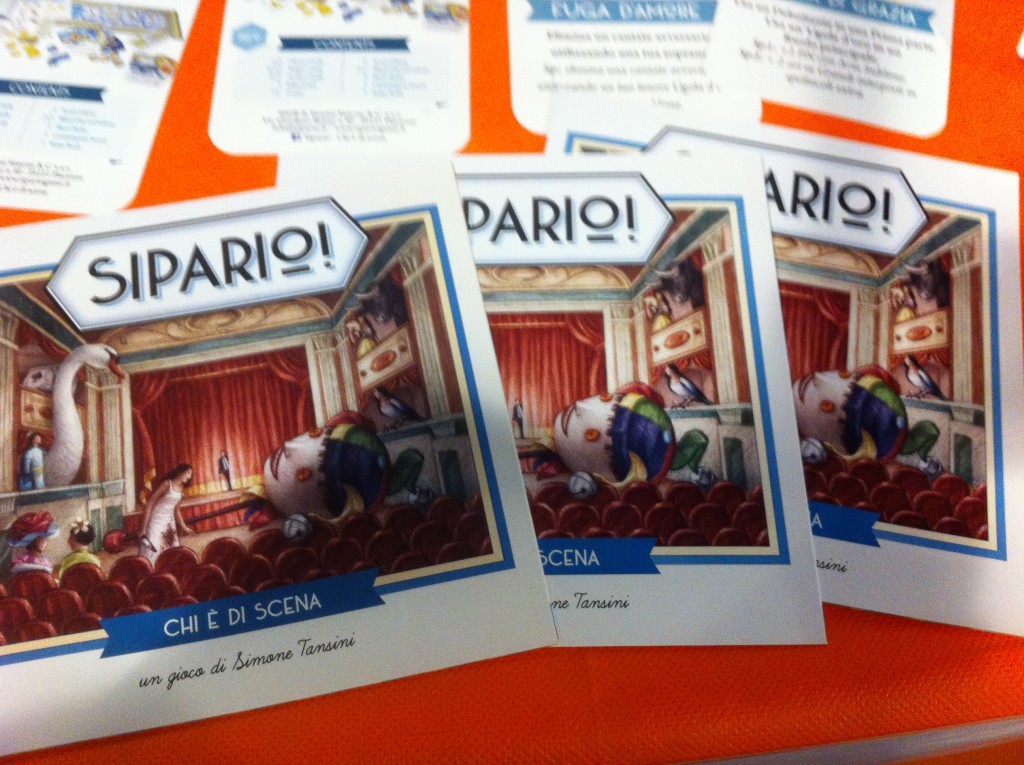 sipario chi è di scena carte