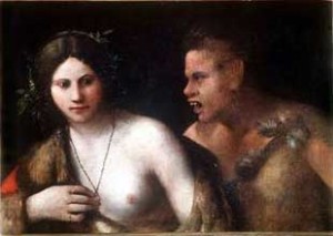 Dosso Dossi, Ninfa e Satiro, Palazzo Pitti Fonte: abcfirenze.com