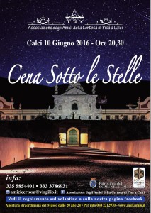 cena sotto le stelle