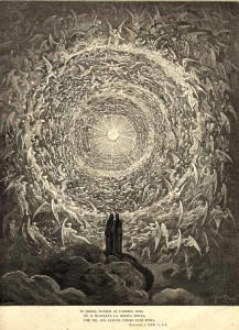 Dante e Beatrice rivolti verso l'Empireo (Gustave Doré)