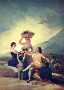 Cartone d'arazzo di Goya, La vendemmia, 1786